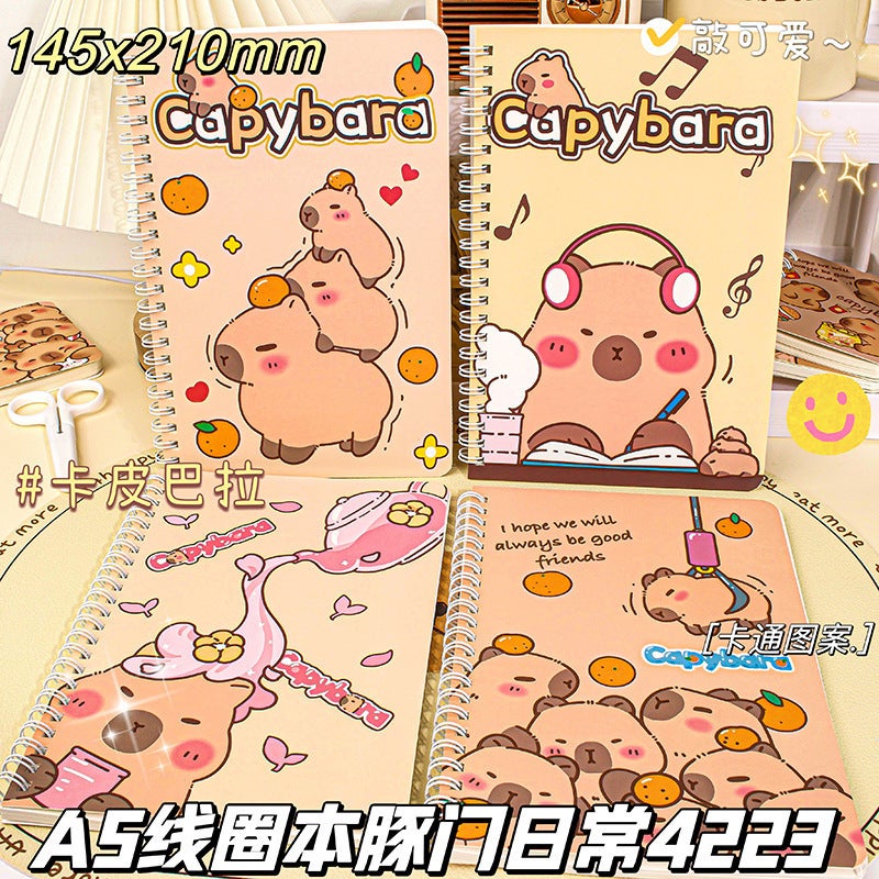 Cartoon Cute A5 Coil Student Classroom Loose-Leaf Notebook Notebook Kindergarten Small Gift Notebook - Image 1
